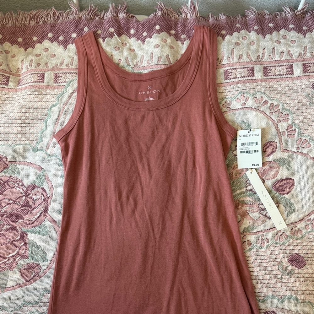 Caslon Women's Terracotta Tank Top